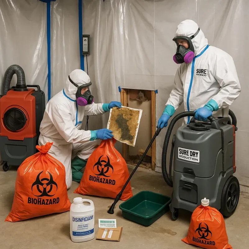 Contaminated Water Handling Protocols process in Perry, OH