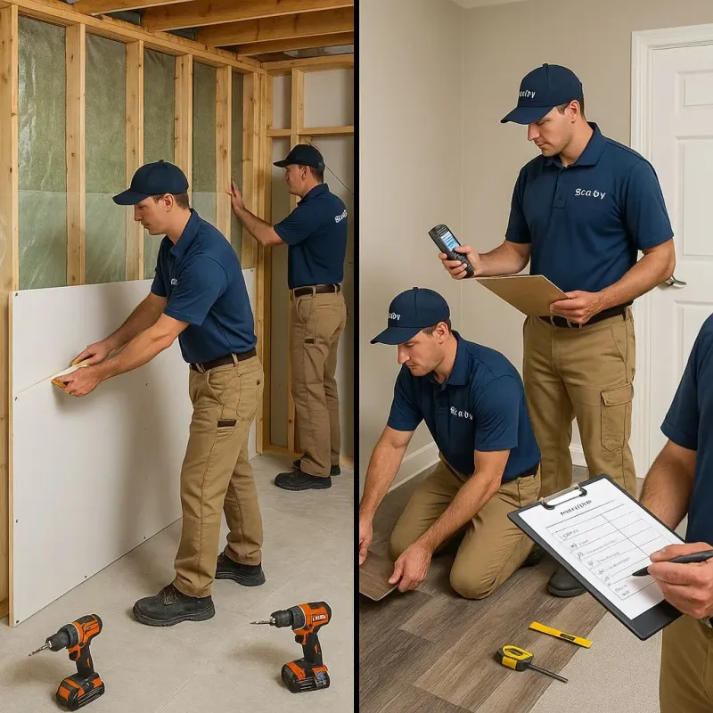 Repairs and Reconstruction process in Perry, OH